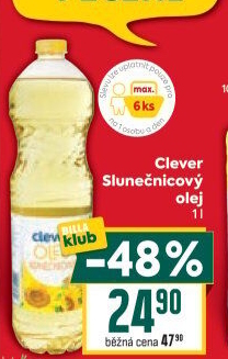 Slunečnicový olej Clever