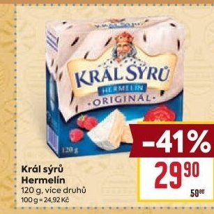 Sýr Hermelín Král sýrů
