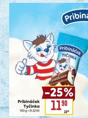 Dezert tyčinka Pribináček