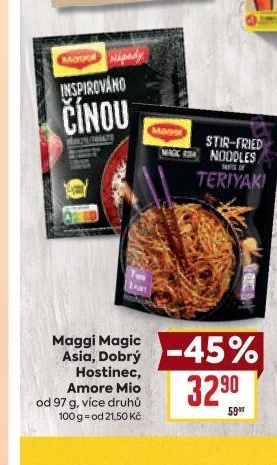 Instantní nudle snack Magic Asia Maggi