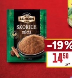 Koření Skořice mletá J.C. Horn