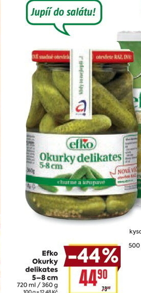 Okurky delikates Efko