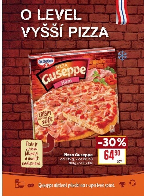 Pizza mražená Guseppe Dr. Oetker