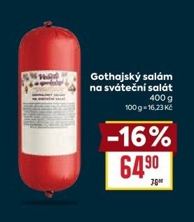 Salám Gothaj Kostelecké uzeniny