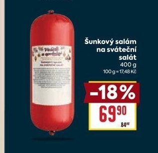 Salám šunkový Kostelecké uzeniny