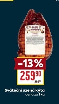 Uzená kýta sváteční Kostelecké uzeniny