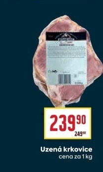 Vepřová krkovice uzená bez kosti Kostelecké uzeniny