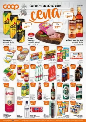 akční leták COOP 20.11.2024-3.12.2024