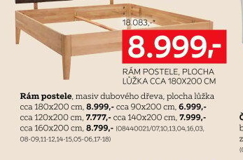 RÁM POSTELE