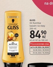 Balzám na vlasy Gliss Schwarzkopf