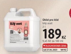 Bílý ocet Úklid pro klid