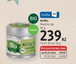 Čaj Matcha dm Bio