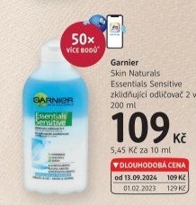 Odličovač 2v1 Essentials Garnier