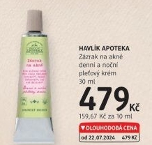 Pleťový krém Zázrak na akné Havlík Apoteka