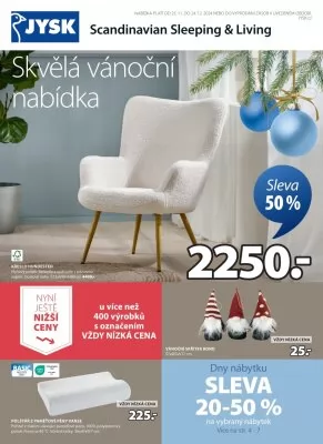 akční leták Jysk 25.11.2024-24.12.2024