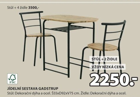 Jídelní set Gadstrup