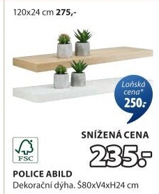Nástěnná police Abild