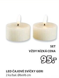 Svíčky čajové LED