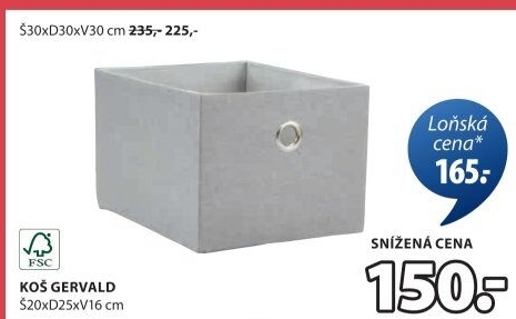 Úložný textilní box