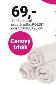 ELASTICKÉ PROSTĚRADLO „POLDI“