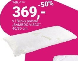 ŠIJOVÝ POLŠTÁŘ „BAMBOO VISCO“