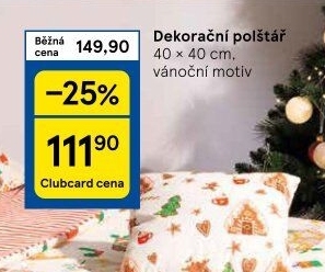 Polštářek dekorační