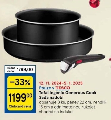 Sada nádobí Ingenio Generous Tefal
