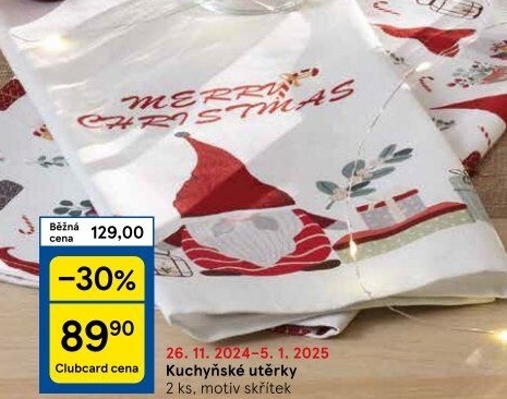 Utěrky látkové