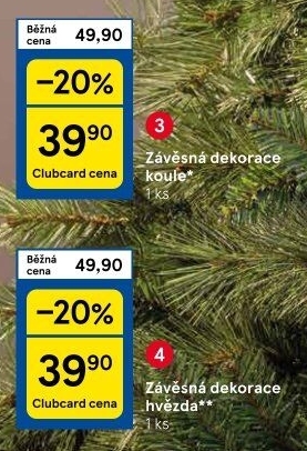 Vánoční závěsné dekorace