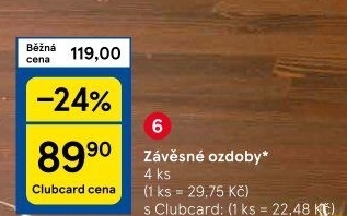 Vánoční závěsné dekorace