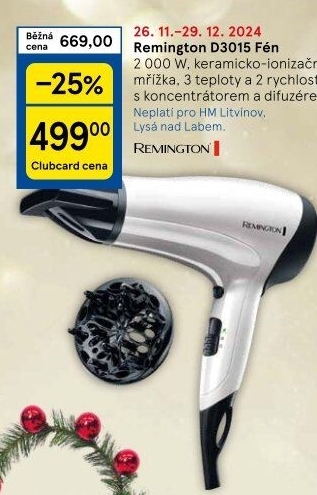 Vysoušeč vlasů Remington D3015