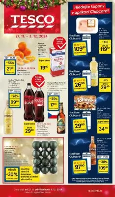 akční leták Tesco 27.11.2024-3.12.2024