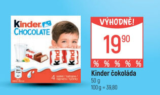 Čokoládky Kinder