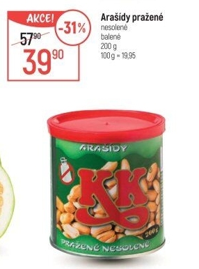 Pražené arašídy KK