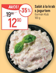 Salát a la krab s jogurtem