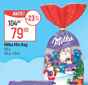 Vánoční balíček Milka