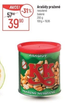 Pražené arašídy KK