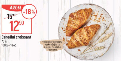 Croissant multicereální