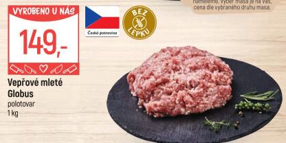 Vepřové mleté maso Globus
