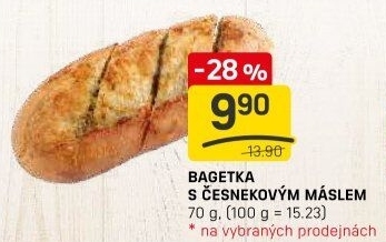 Bageta česneková