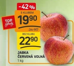 Jablka červená
