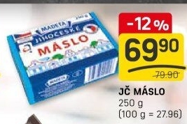 Máslo Jihočeské Madeta