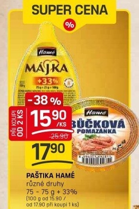Paštiky Hamé