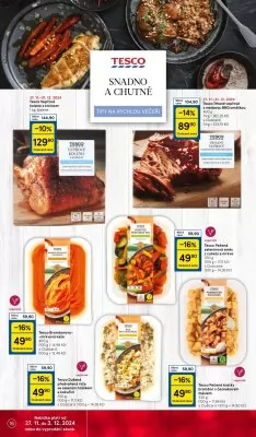 akční leták Tesco 27.11.2024-3.12.2024