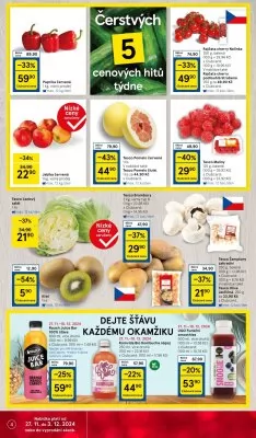 akční leták Tesco 27.11.2024-3.12.2024