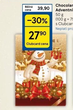 Adventní kalendář Chocoland