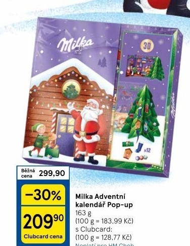 Adventní kalendář Milka