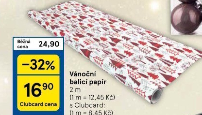 Balicí papír vánoční