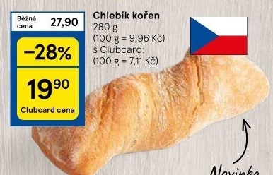 Chlebík kořen