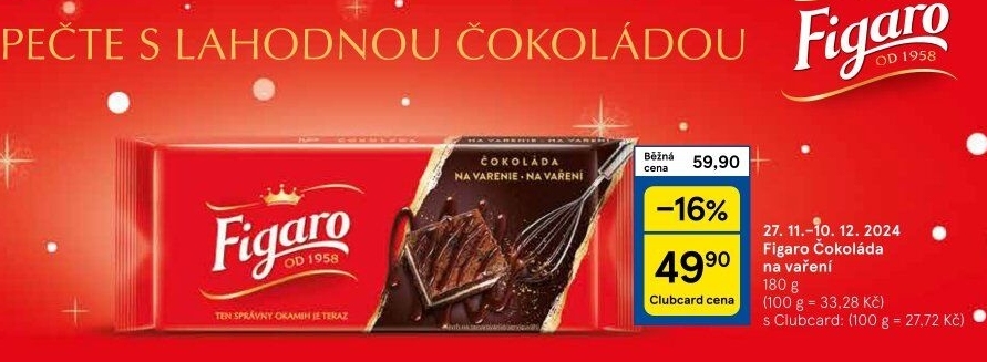 Čokoláda na vaření Figaro